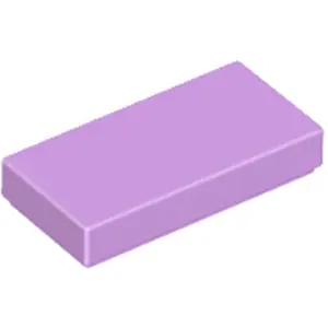 Lego® 1x2 tuiles 3069 - 10 pièces lavande moyenne pas cher