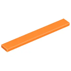 Lego® 1x8 carreaux 4162 - 10 pièces orange