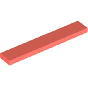 Lego® 1x6 carreaux 6636 - 1 pièce Coral pas cher