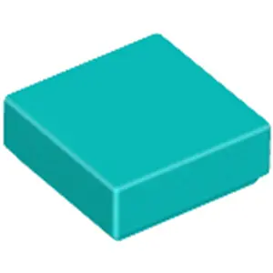 Lego® 1x1 carreaux 3070 - 100 pièces turquoise foncéVendu parkaufland