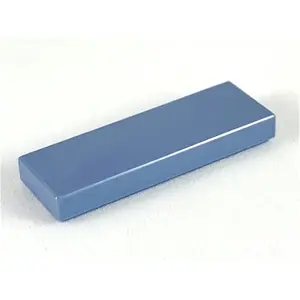 Lego® 1x3 carreaux 63864 - 50 pièces bleu sable pas cher