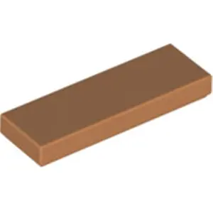 Lego® 1x3 tuiles 63864 - 50 pièces Nougat moyen pas cher