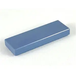 Lego® 1x3 carreaux 63864 - 250 pièces bleu sable pas cher
