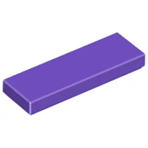 Lego® 1x3 tuiles 63864 - 50 pièces violet foncé pas cher