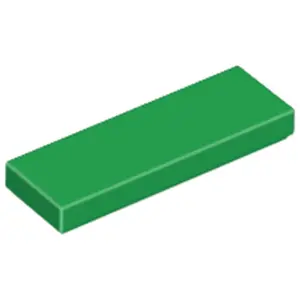 Lego® 1x3 carreaux 63864 - 1 pièce vert pas cher
