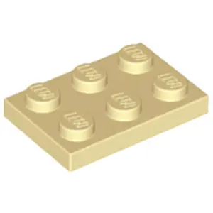 Lego® 2x3 panneaux 3021 - 1 pièce beige pas cher