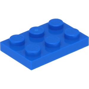 Lego® 2x3 panneaux 3021 - 1 pièce bleu pas cher