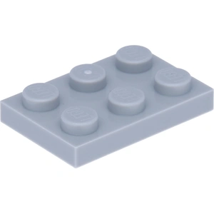 Lego® 2x3 panneaux 3021 - 100 pièces Gris bleuté clair pas cher