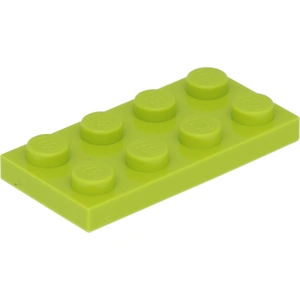 Lego® 2x2 plaques 3020 - 50 pièces Lime pas cher