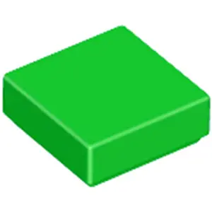 Lego® 1x1 carreaux 3070 - 1 pièce vert clair pas cher