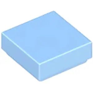 Lego® 1x1 carreaux 3070 - 1 pièce bleu clair pas cher