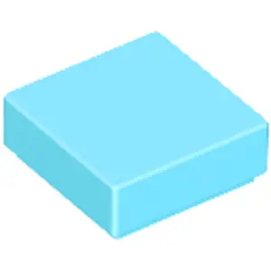 Lego® 1x1 carreaux 3070 - 1 pièce bleu azur moyenVendu parkaufland