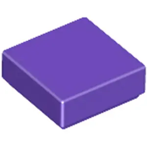 Lego® 1x1 carreaux 3070 - 1 pièce violet foncé