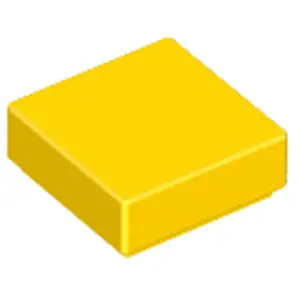 Lego® 1x1 carreaux 3070 - 10 pièces jaune pas cher