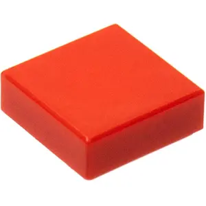 Lego® 1x1 carreaux 3070 - 100 pièces rouge pas cher