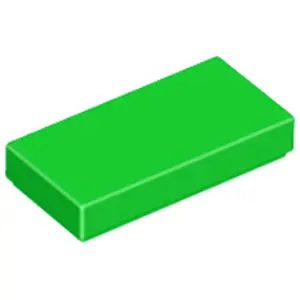 Lego® 1x2 carreaux 3069 - 100 pièces vert clair pas cher