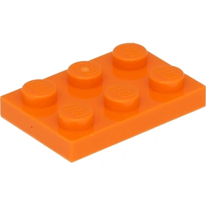 Lego® 2x3 plaques 3021 - 250 pièces orange pas cher