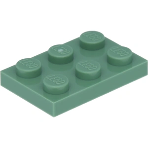 Lego® 2x3 plaques 3021 - 250 pièces vert sable pas cher