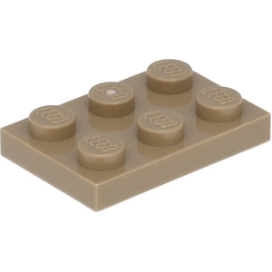 Lego® 2x3 plaques 3021 - 50 pièces beige foncé pas cher