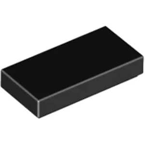 Lego® 1x2 carreaux 3069 - 250 pièces noir pas cher