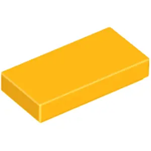 Lego® 1x2 carreaux 3069 - 250 pièces orange clair pas cher