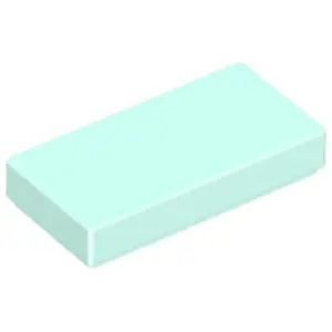 Lego® 1x2 carreaux 3069 - 250 pièces Aqua clair pas cher