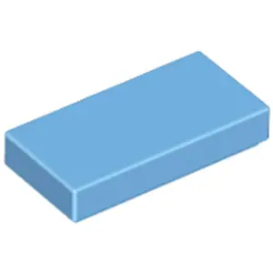 Lego® 1x2 carreaux 3069 - 1 pièce bleu moyenVendu parkaufland