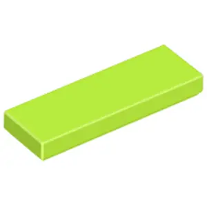 Lego® 1x3 carreaux 63864 - 10 pièces Lime pas cher