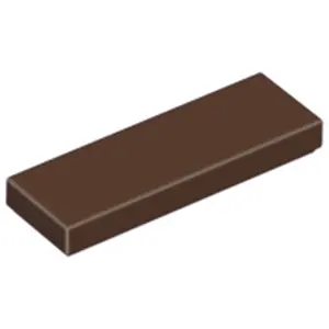 Lego® 1x3 carreaux 63864 - 10 pièces brun foncé