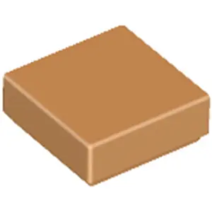 Lego® 1x1 carreaux 3070 - 50 pièces Nougat moyen