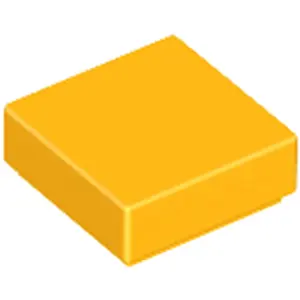 Lego® 1x1 carreaux 3070 - 50 pièces orange clair pas cher