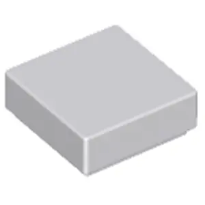 Lego® 1x1 carreaux 3070 - 50 pièces gris bleuté clair pas cher