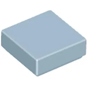 Lego® 1x1 carreaux 3070 - 250 pièces bleu sable pas cher