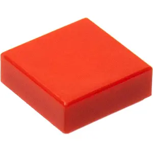Lego® 1x1 carreaux 3070 - 1 pièce rouge pas cher