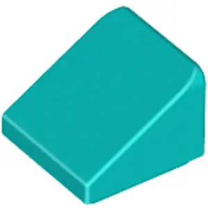 Lego® 1x1 brique inclinée 30° x 1 x 1 x 2/3 54200 - 1 pièce turquoise ...Vendu parkaufland