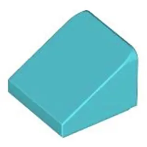 Lego® 1x1 brique inclinée 30° x 1 x 1 x 2/3 54200 - 1 pièce bleu azur ...Vendu parkaufland