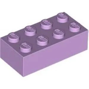 Lego® 2x4 brique 3001 - 1 pièce lavande pas cher