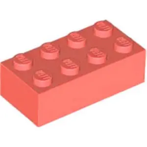 Lego® brique 2x4 3001 - 10 pièces Coral