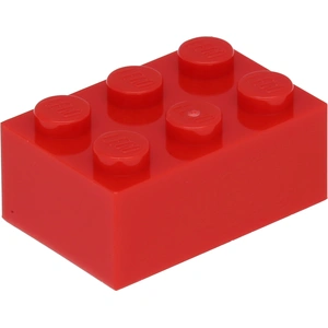 Lego® brique 2x3 3002 - 50 pièces rouge pas cher