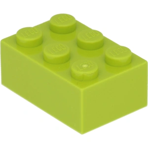 Lego® 2x3 brique 3002 - 10 pièces Lime pas cher