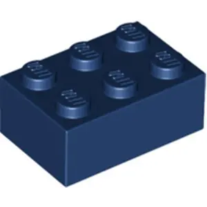 Lego® 2x3 brique 3002 - 10 pièces bleu foncé pas cher