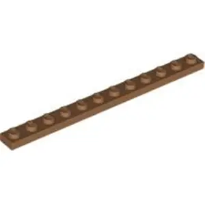 Lego® 1x12 plaques 60479 - 1 pièce Nougat moyen pas cher