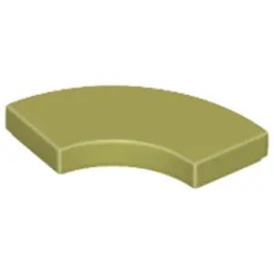 Lego® 2x2 carreaux coin rond 27925 - 50 pièces vert olive