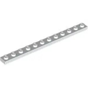 Lego® 1x12 plaques 60479 - 1 pièce blanche pas cher
