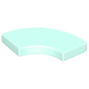 Lego® 2x2 carreaux coin rond 27925 - 50 pièces Aqua clair pas cher
