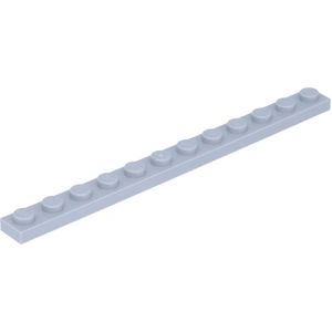 Lego® 1x12 plaques 60479 - 10 pièces Gris bleuté clair pas cher