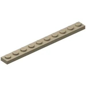 Lego® 1x10 panneaux 4477 - 1 pièce beige foncé pas cher