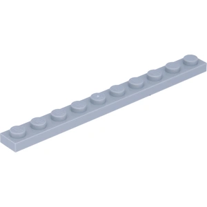 Lego® 1x10 panneaux 4477 - 1 pièce gris clair pas cher