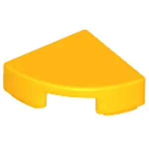 Lego® 1x1 carreaux coin rond 25269 - 50 pièces orange clair pas cher