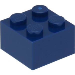 Lego® brique 2x2 3003 - 10 pièces bleu foncé pas cher
